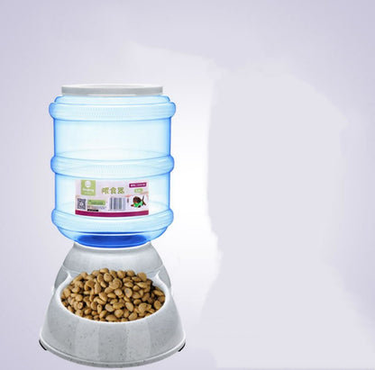 Cats Dogs Automatic Pet Feeder Drinking Water Fountains Large Capacity
