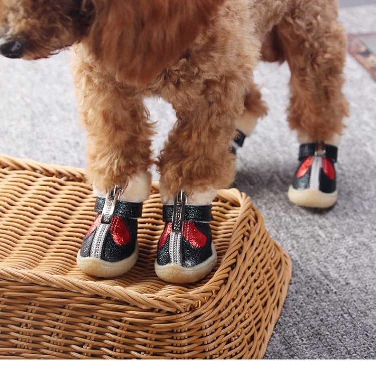 Love Bling Winter Shoes Boots For Puppy