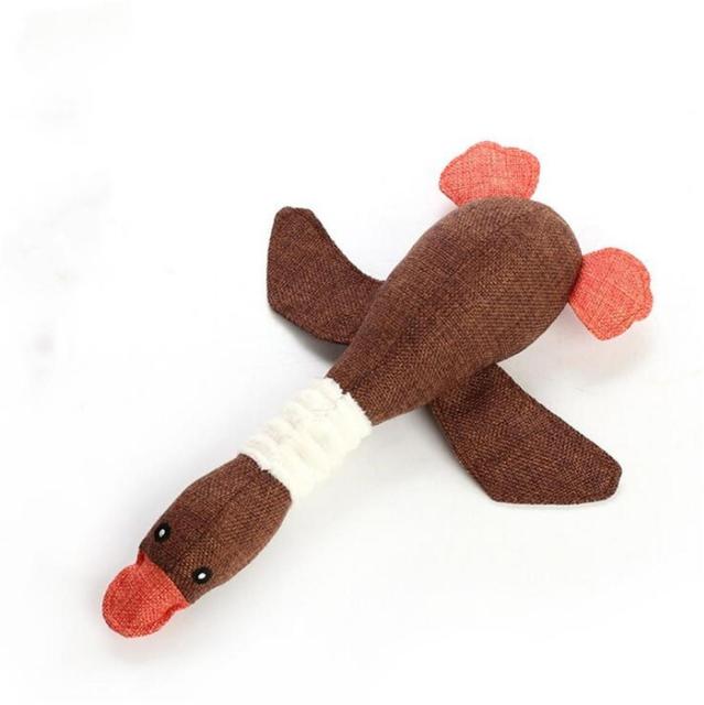 Dog Toys Squirrel Goose Squeak