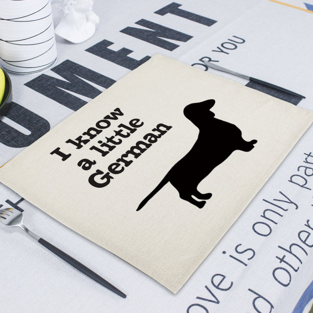 Dachshund Dog Table Napkin