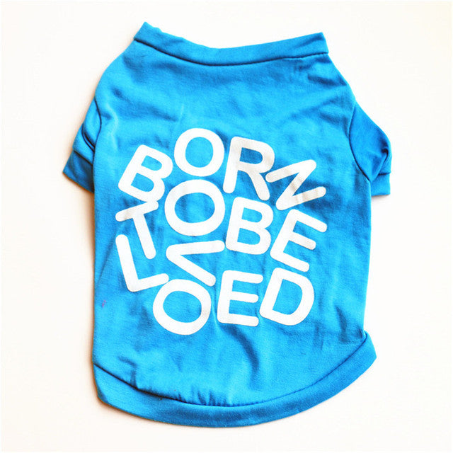 Cute Printed Summer tshirt Dog Clothes