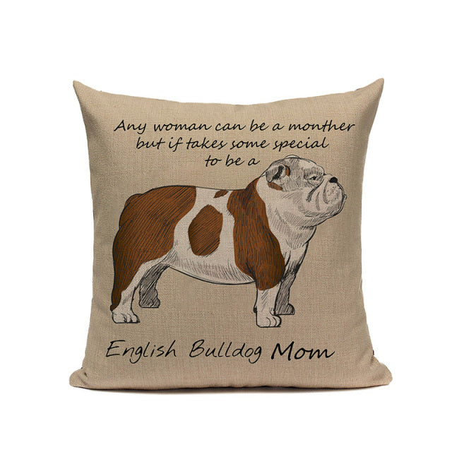 Dog Cushion Cover Cotton Linen Custom