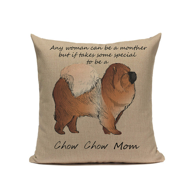 Dog Cushion Cover Cotton Linen Custom