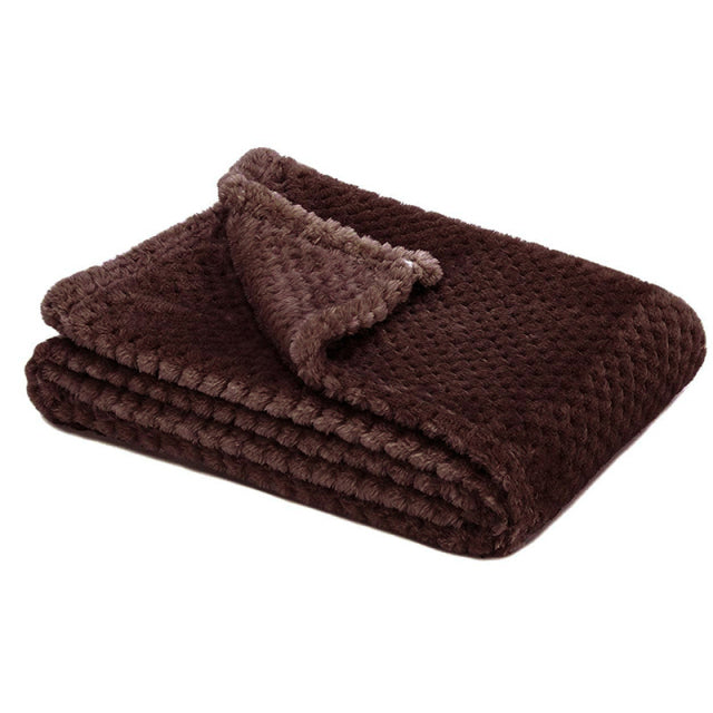 All-season Fluffy Dog Blanket Washable