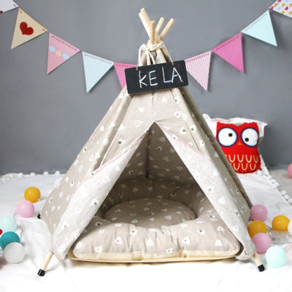 Pet Tent Dog Bed Teepee House