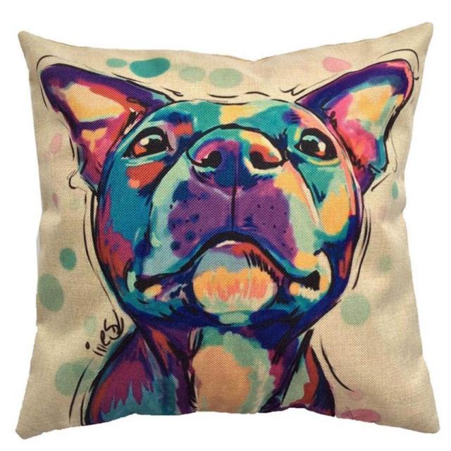 Cute Dog Dachshund Print Pillow cover