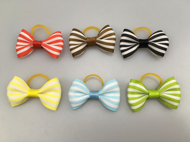 Cute Ribbon Pet Grooming Accessories
