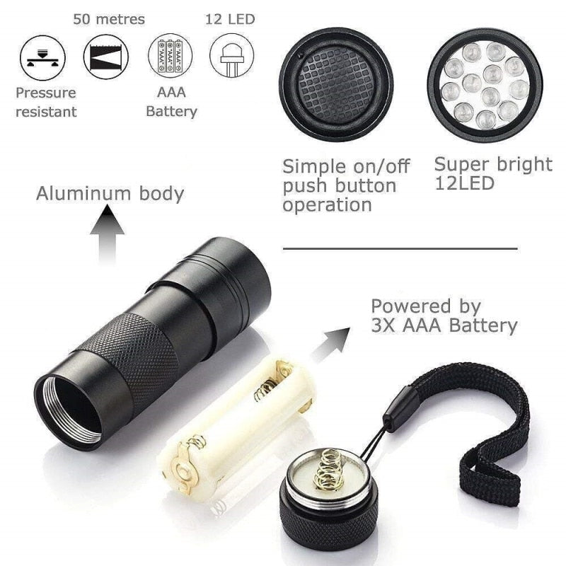 Flashlight LED Detector Pet Urine