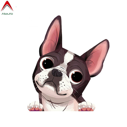 Cartoon Dog Car Stickers 3D Terrier