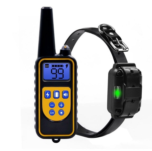 800yd Electric remote Dog Training Collar  LCD Display