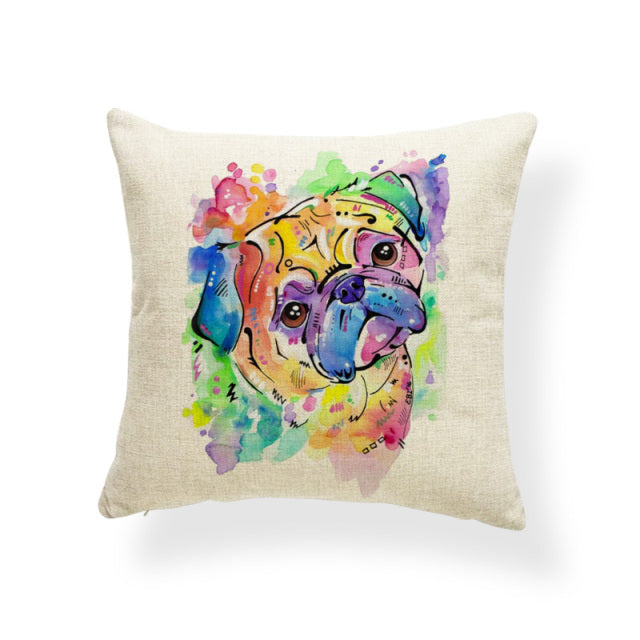 Dog Cushion Baby Birth Gifts Throw Pillow Cases