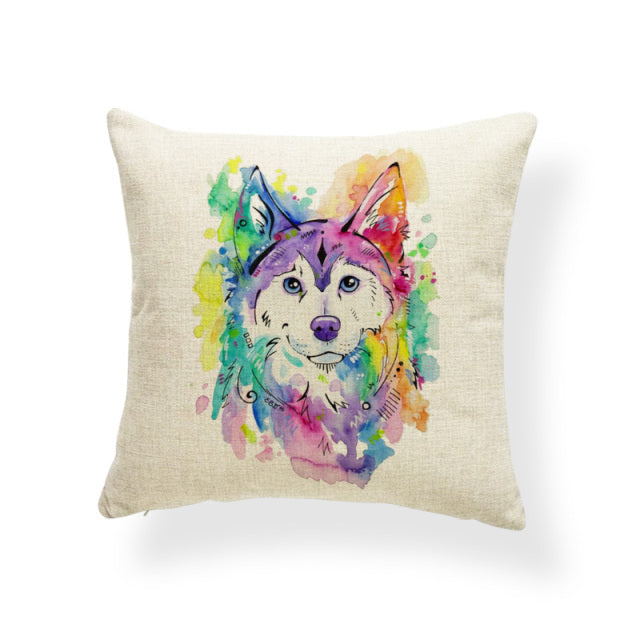 Dog Cushion Baby Birth Gifts Throw Pillow Cases