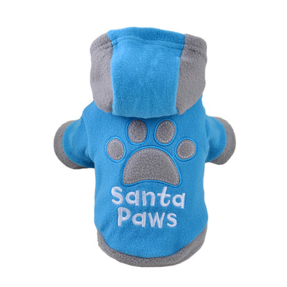 Fleece Dog Clothes For Dogs Hoodie