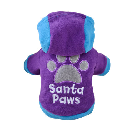 Fleece Dog Clothes For Dogs Hoodie
