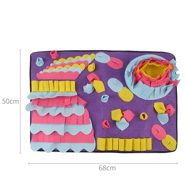 Dog Sniffing Mat Find Food Training Blanket