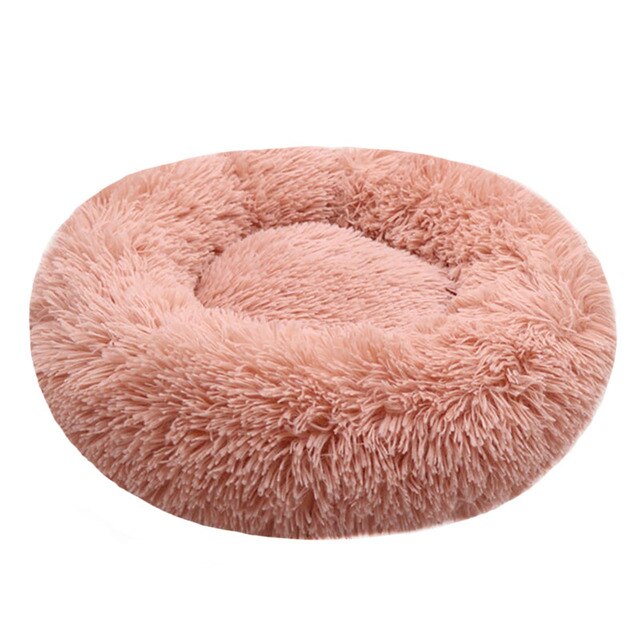 Calming Fluffy Dog Bed Lounger Cushion