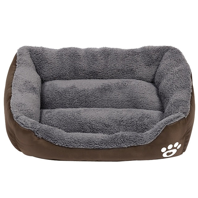 Pet Sofa Dog Bed Soft Fleece Warm Beds House - Dog Bed Supplies