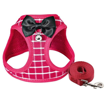 Fashion Anchor Cat Harness Vest Bowknot