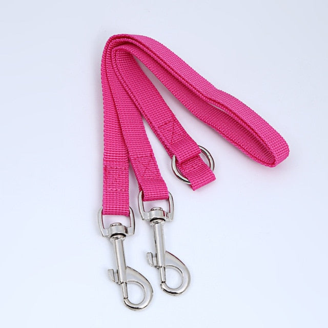 Double Twin Dual Coupler Dog Leash