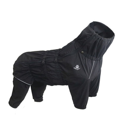 Waterproof Dog Jacket Raincoat Reflective