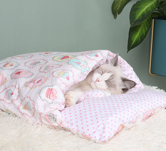 Removable Dog Bed Sleeping Bag Sofa Mat