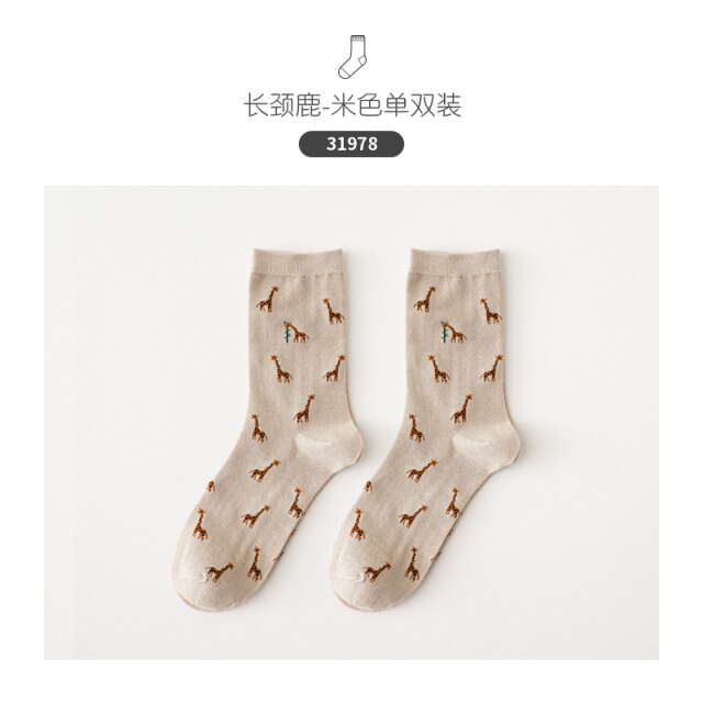 Caramella Cartoon Socks Cute Dog