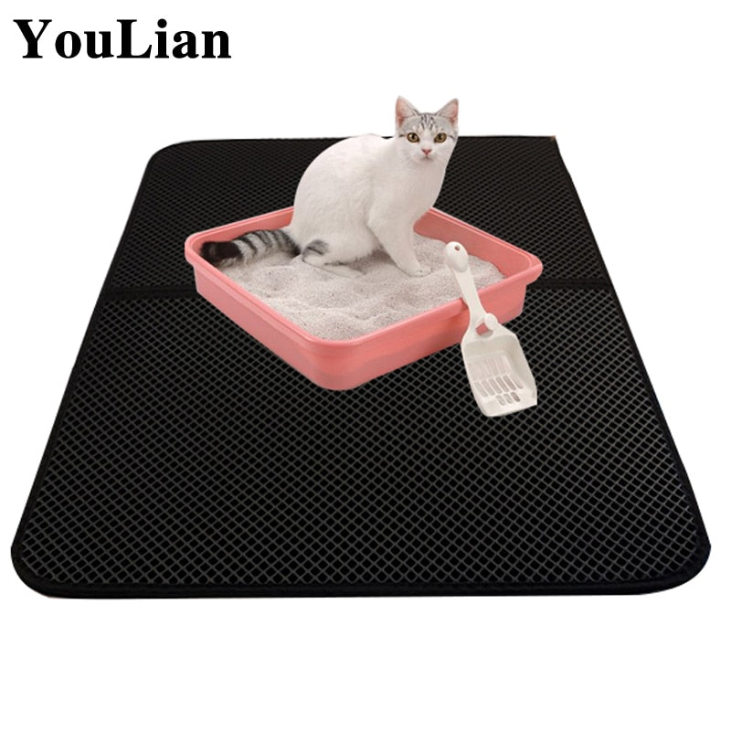 Trap Pet Cat Litter Mat Double Layer