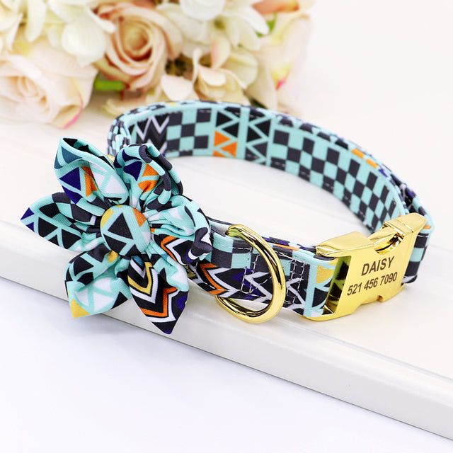 Personalized Dog Collar Nylon Pet ID Collars