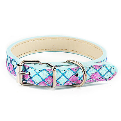 Glowing Collars Luminouse PU Leather for Dogs