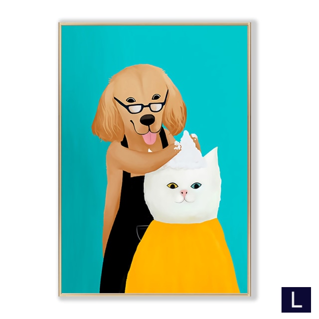 Cartoon Cute Cat Modern Posters