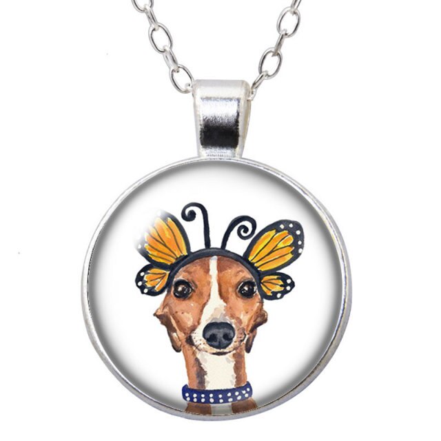 Beauty Love Dogs Pet Photo Necklace