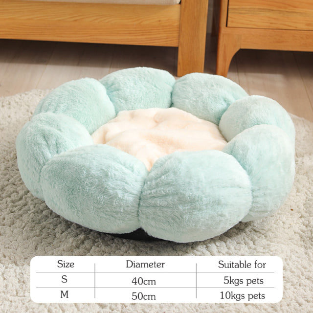 Flower Shaped Cat Bed Indoor Cozy Beds