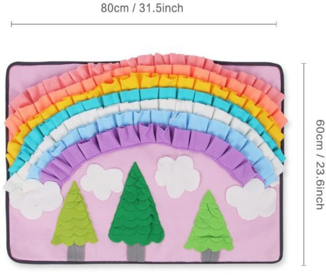 Dog Snuffle Mat Puzzle Toys Feeder Pet