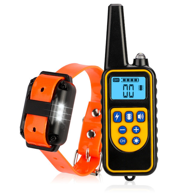 Electric Dog Training Collar Pet Remote LCD Display