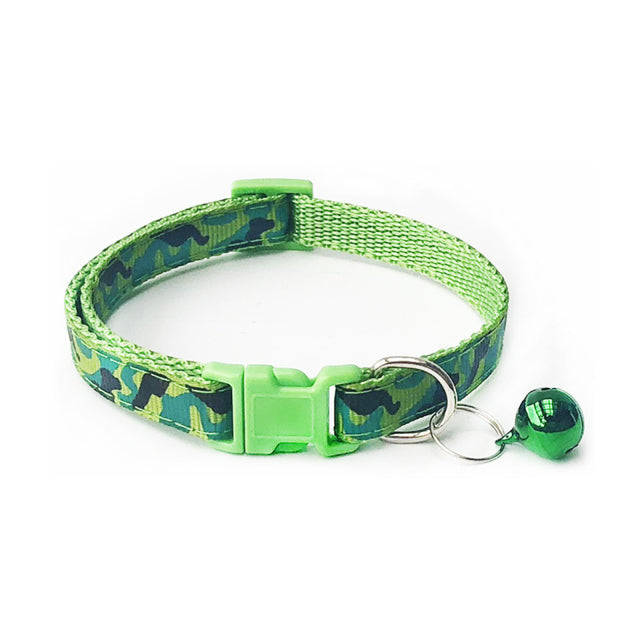 Dog Collar With Bell Neck Strap Adjustable