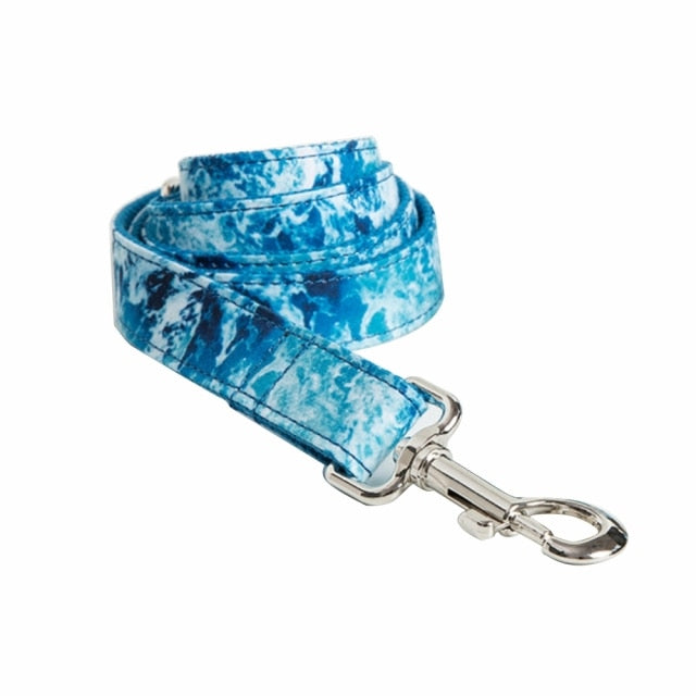 Personalized Sea Wave Pet Collar