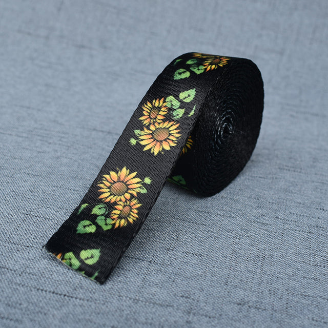 12 Colors Printed Webbing Ribbon Luggage Belt Strap Rope