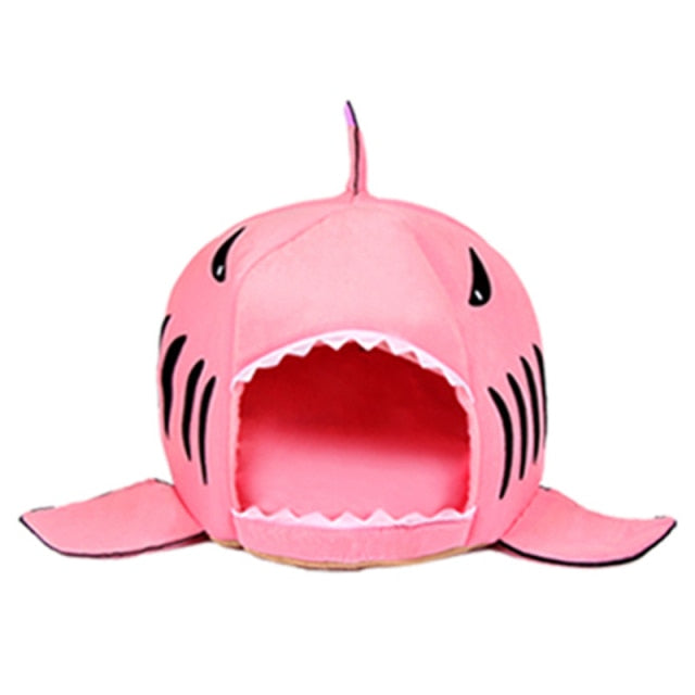Shark Pet House Dog Bed For Dogs Cats Small Animals - Dog Bed Supplies
