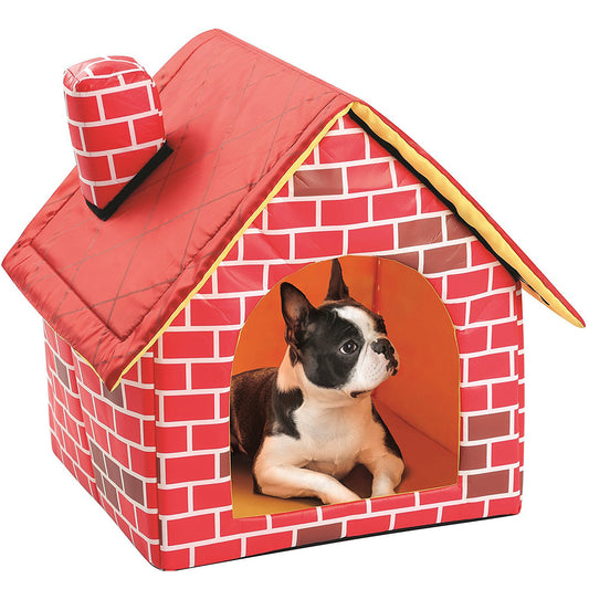 Portable House Dog Bed Soft Indoor