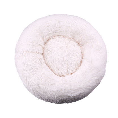 Pet Dog Bed Comfortable Donut  Round Kennel - Dog Bed Supplies