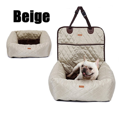 Dog Car Seat Bed Travel Car Carrier Bed