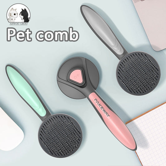 Pet Comb for Dogs Grooming Toll Automatic Hair Brush Pet Grooming