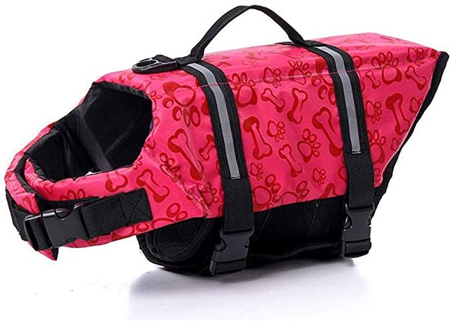 Safety Dog Life Jacket Summer Printed Vest