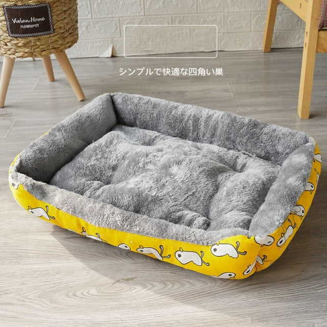 Winter Pet Bed For Cat Warm Soft Puppy Nest Sofa