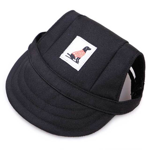 Pet Hat Ear Holes Adjustable Baseball Cap Sun Protection