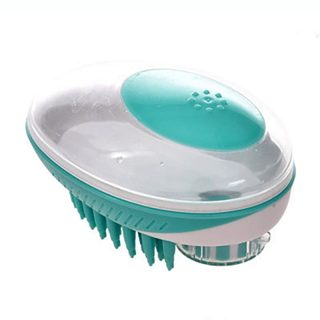 Dog Bath Brush 2-in-1 SPA Massage Comb Pet Grooming