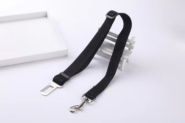 Car Safety Adjustable Leash Seat Belt - Dog Bed Supplies