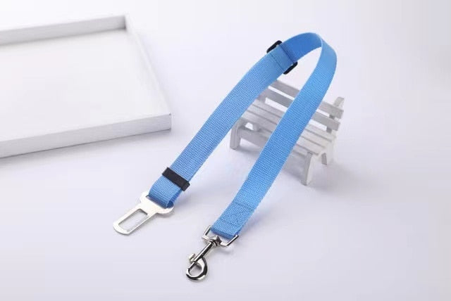 Car Safety Adjustable Leash Seat Belt - Dog Bed Supplies