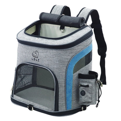 Outdoor Cat Mesh Carrier Backpack Breathable Pet Bag