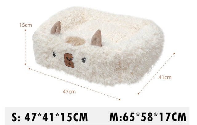 Super Soft Bed Kennel Alpaca Series Dog House - Dog Bed Supplies